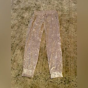 Lululemon crushed velvet joggers